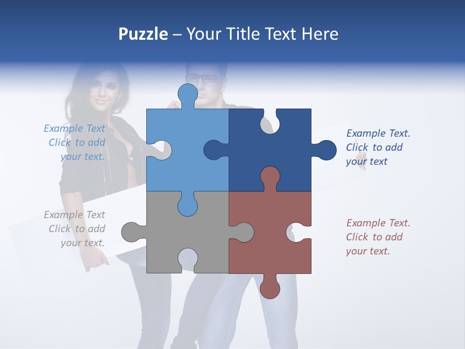 Together Male Empty PowerPoint Template