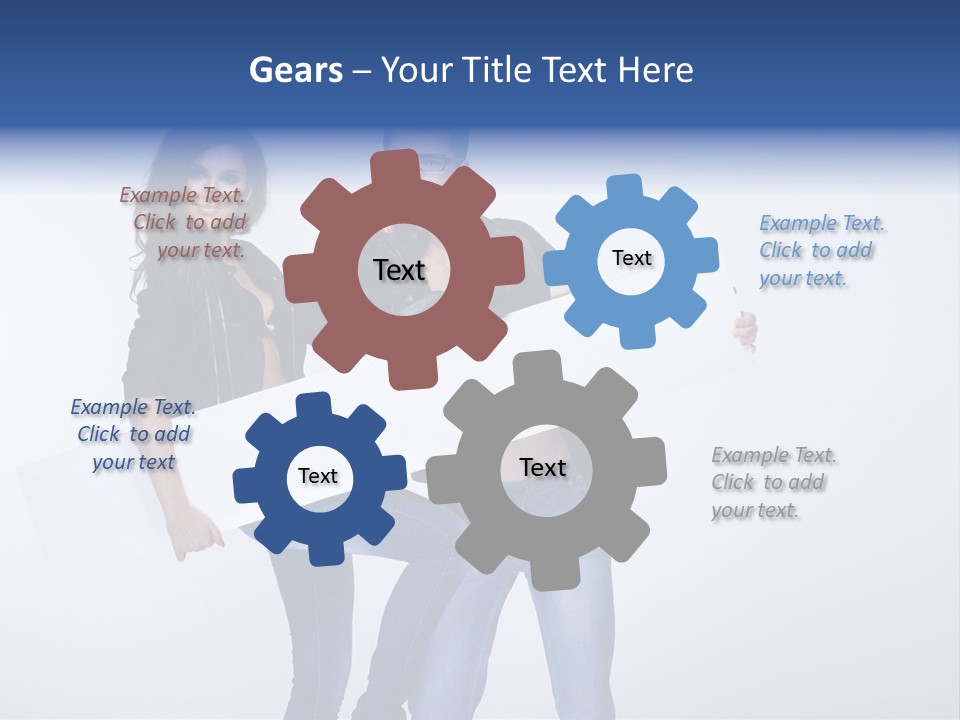 Together Male Empty PowerPoint Template