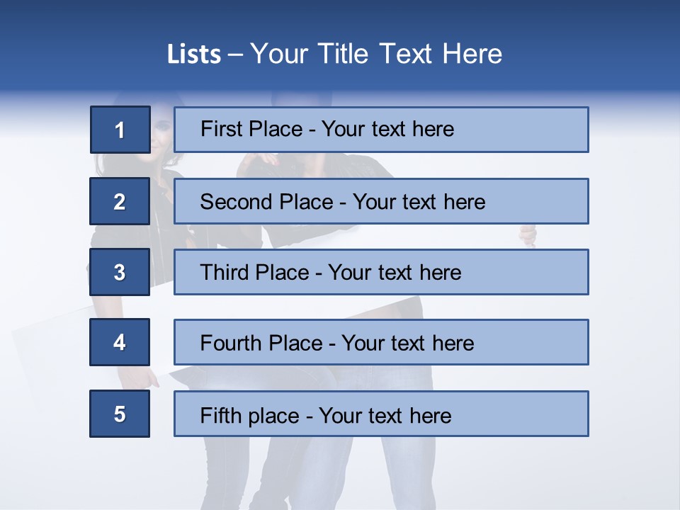Together Male Empty PowerPoint Template