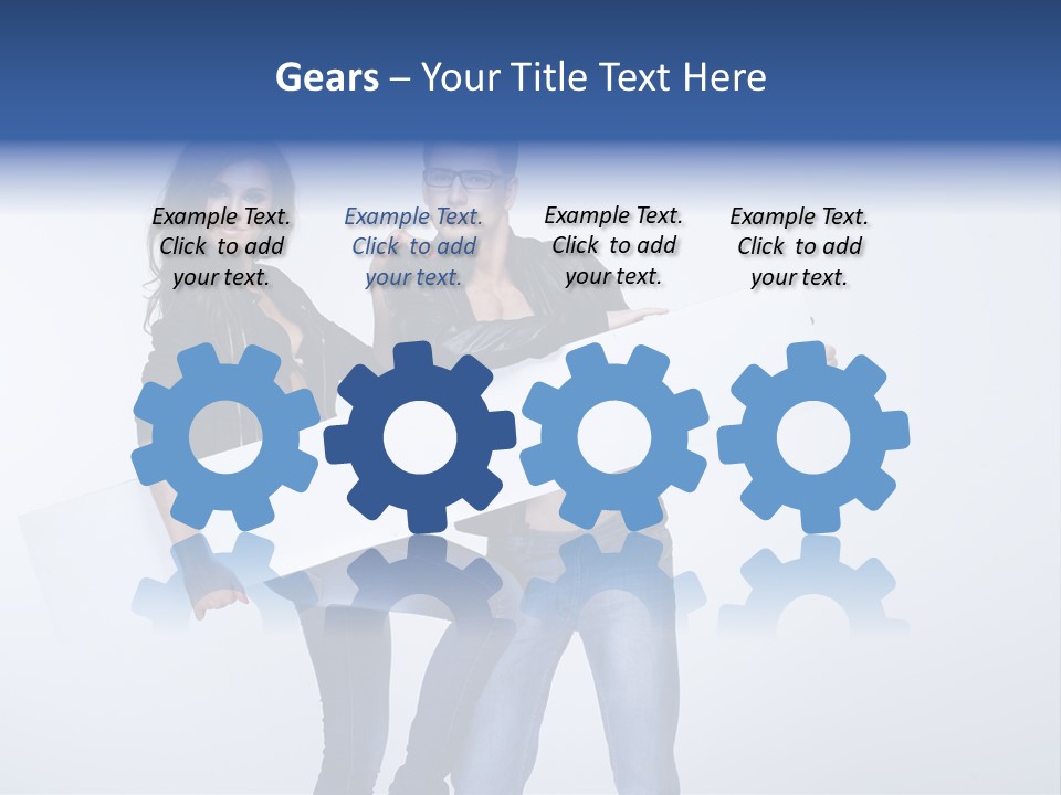 Together Male Empty PowerPoint Template