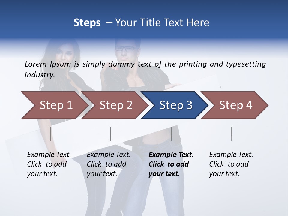 Together Male Empty PowerPoint Template