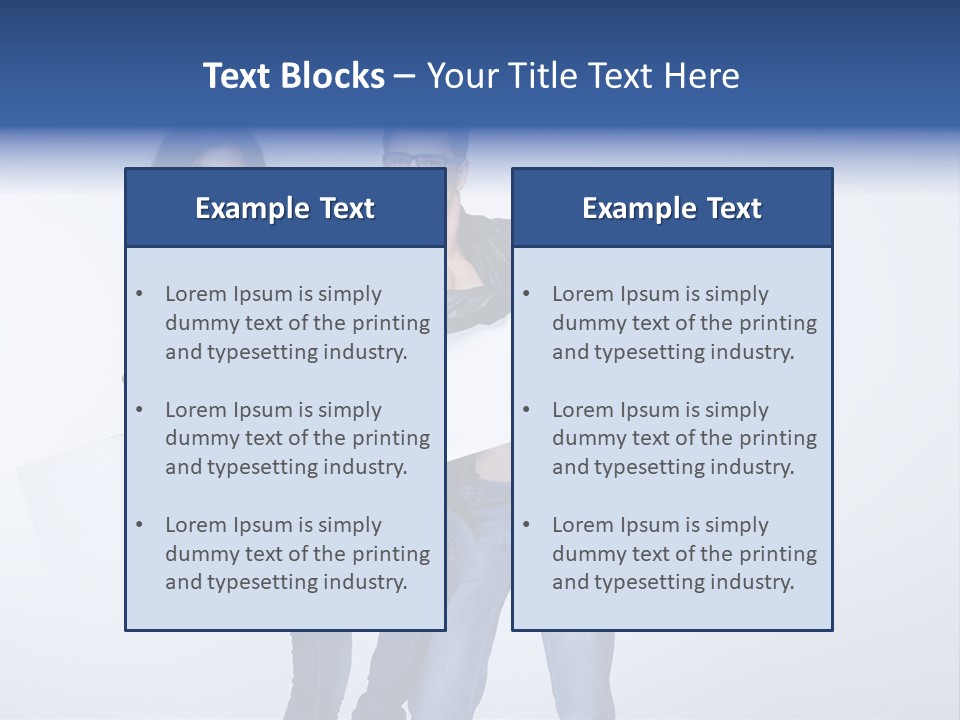 Together Male Empty PowerPoint Template