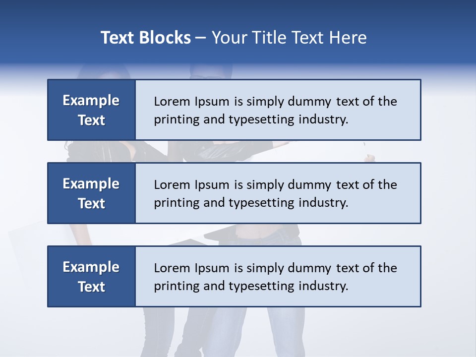 Together Male Empty PowerPoint Template
