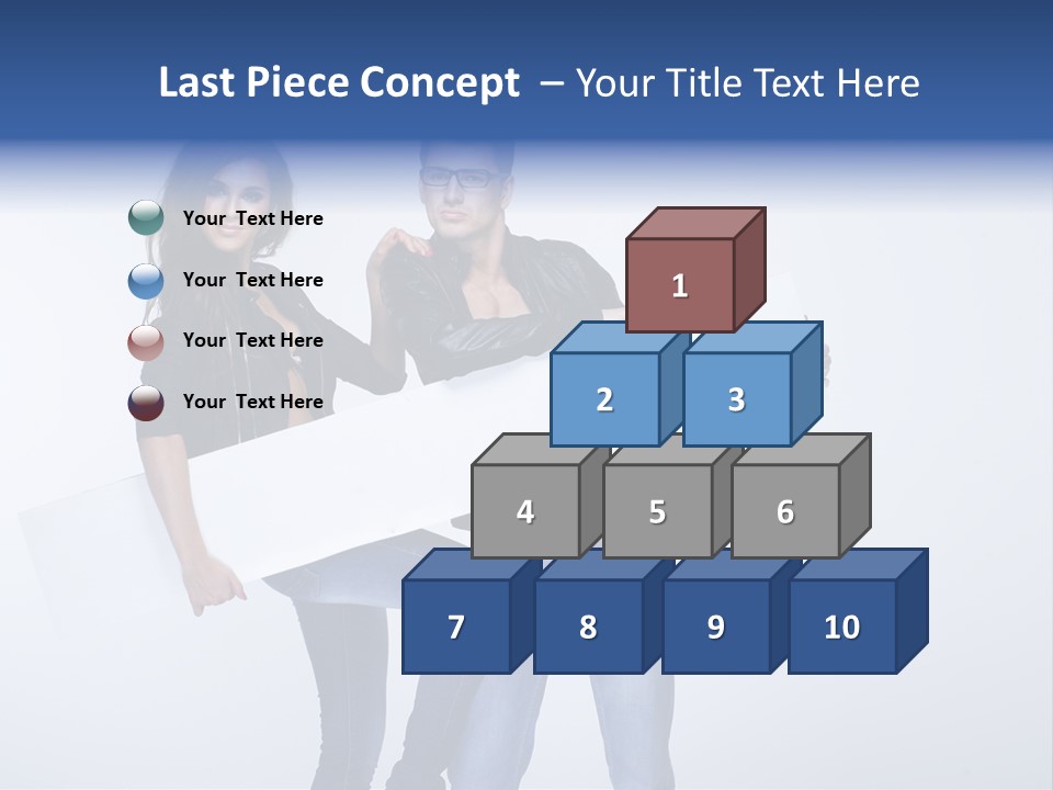 Together Male Empty PowerPoint Template