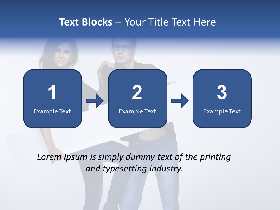 Together Male Empty PowerPoint Template