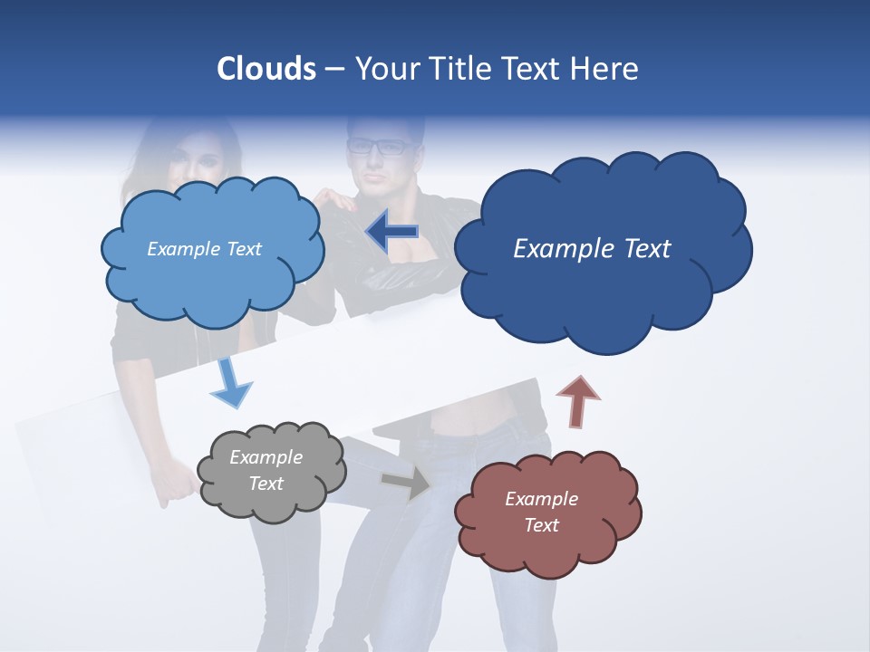 Together Male Empty PowerPoint Template