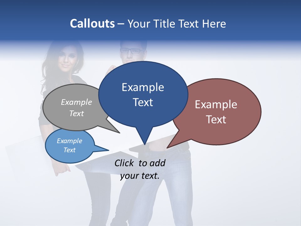 Together Male Empty PowerPoint Template