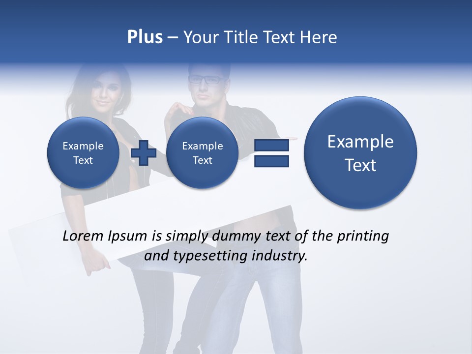 Together Male Empty PowerPoint Template