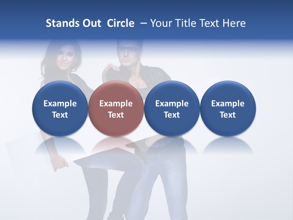 Together Male Empty PowerPoint Template