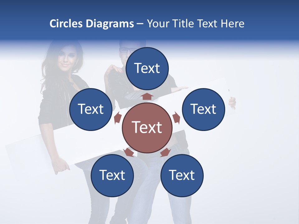 Together Male Empty PowerPoint Template