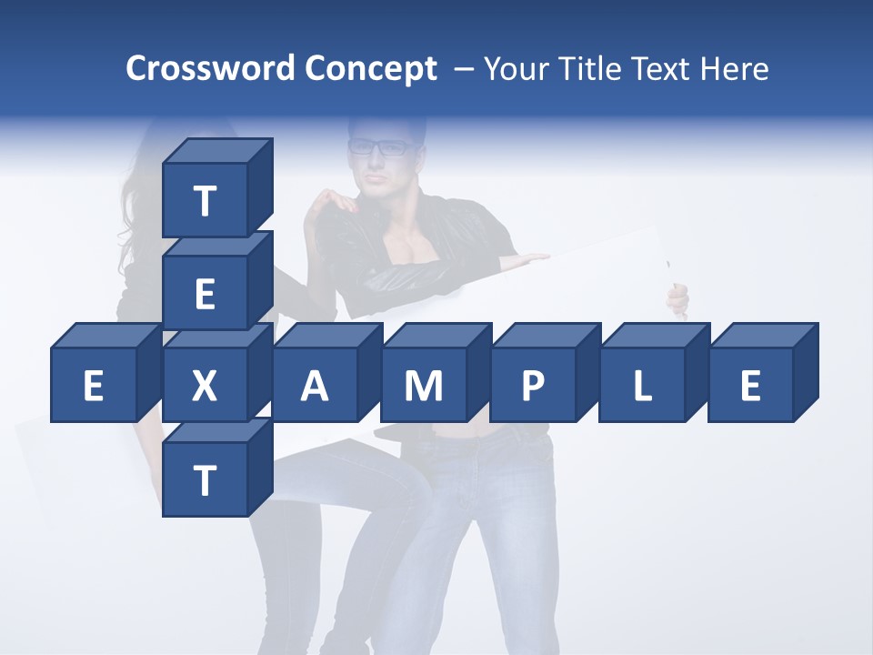 Together Male Empty PowerPoint Template