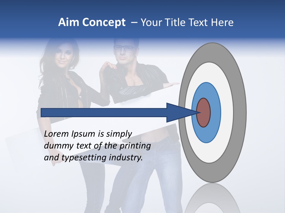 Together Male Empty PowerPoint Template