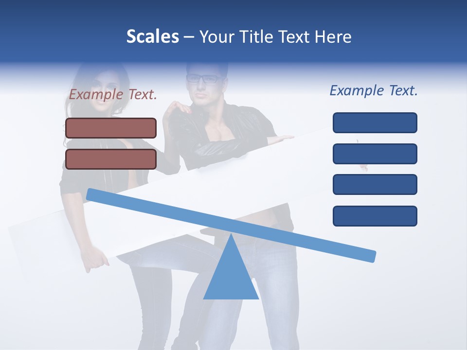 Together Male Empty PowerPoint Template