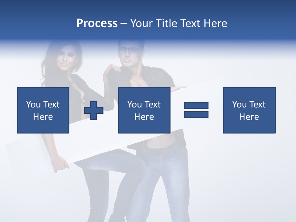 Together Male Empty PowerPoint Template