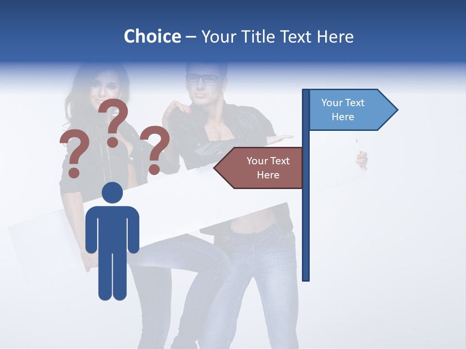 Together Male Empty PowerPoint Template