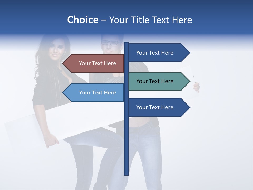 Together Male Empty PowerPoint Template