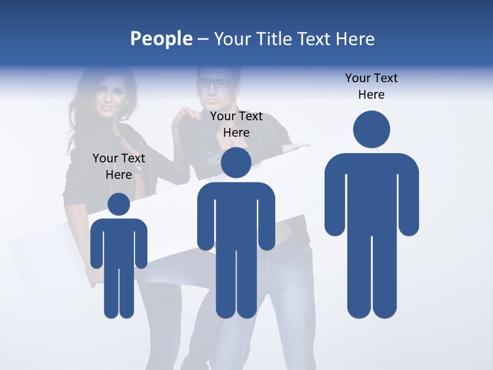 Together Male Empty PowerPoint Template