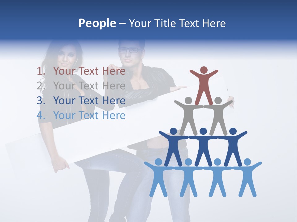 Together Male Empty PowerPoint Template