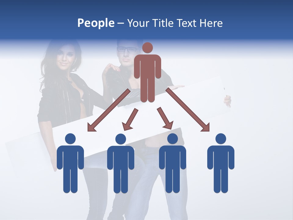 Together Male Empty PowerPoint Template