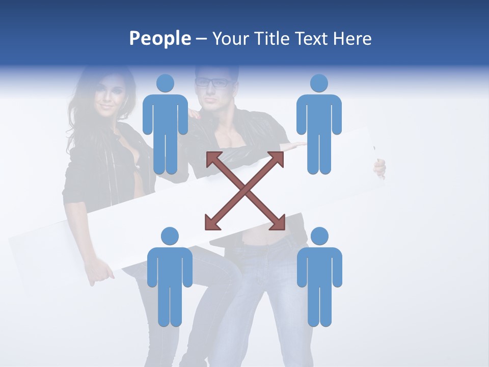 Together Male Empty PowerPoint Template