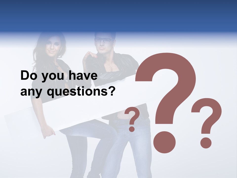 Together Male Empty PowerPoint Template