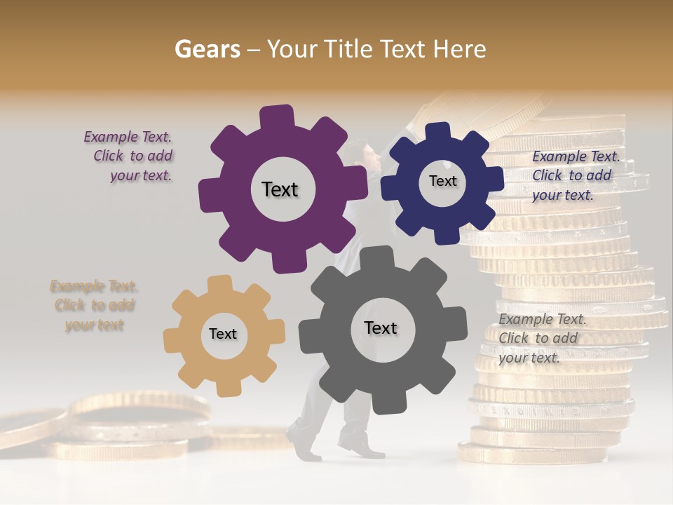 Track Hold Save PowerPoint Template