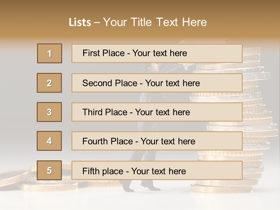Track Hold Save PowerPoint Template