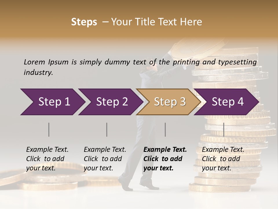 Track Hold Save PowerPoint Template