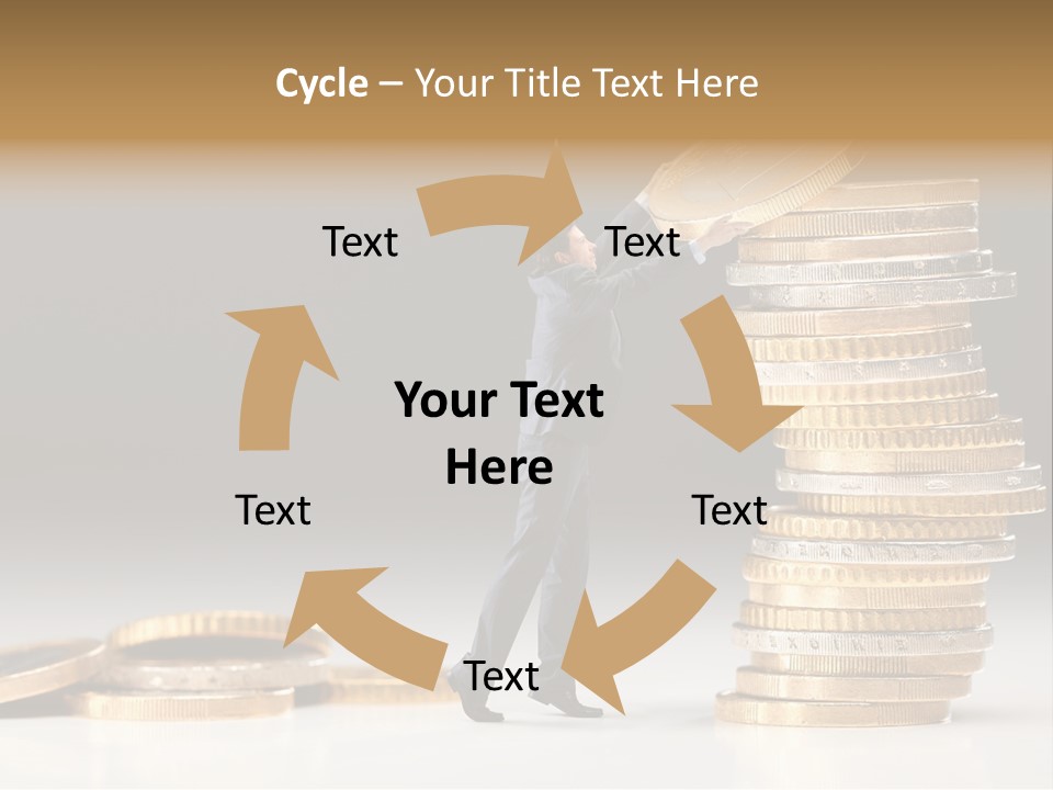 Track Hold Save PowerPoint Template