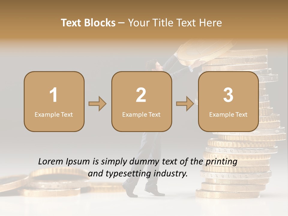 Track Hold Save PowerPoint Template
