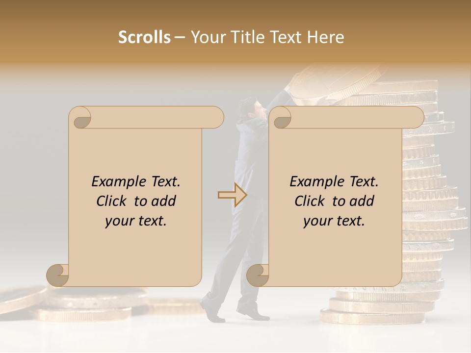 Track Hold Save PowerPoint Template