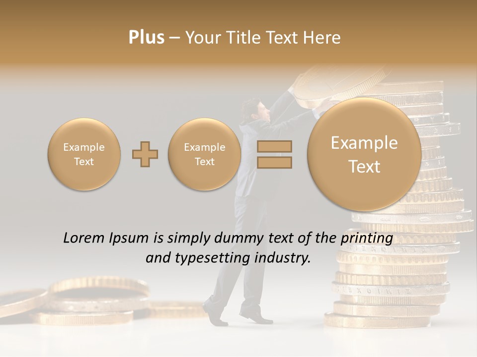 Track Hold Save PowerPoint Template