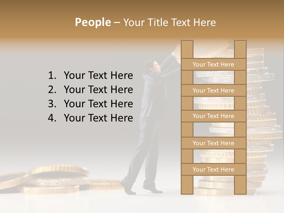 Track Hold Save PowerPoint Template
