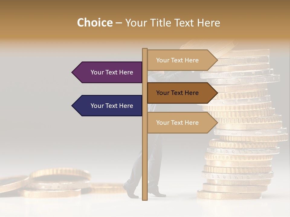 Track Hold Save PowerPoint Template