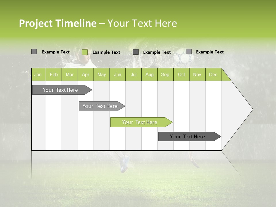 White Blue Competition PowerPoint Template