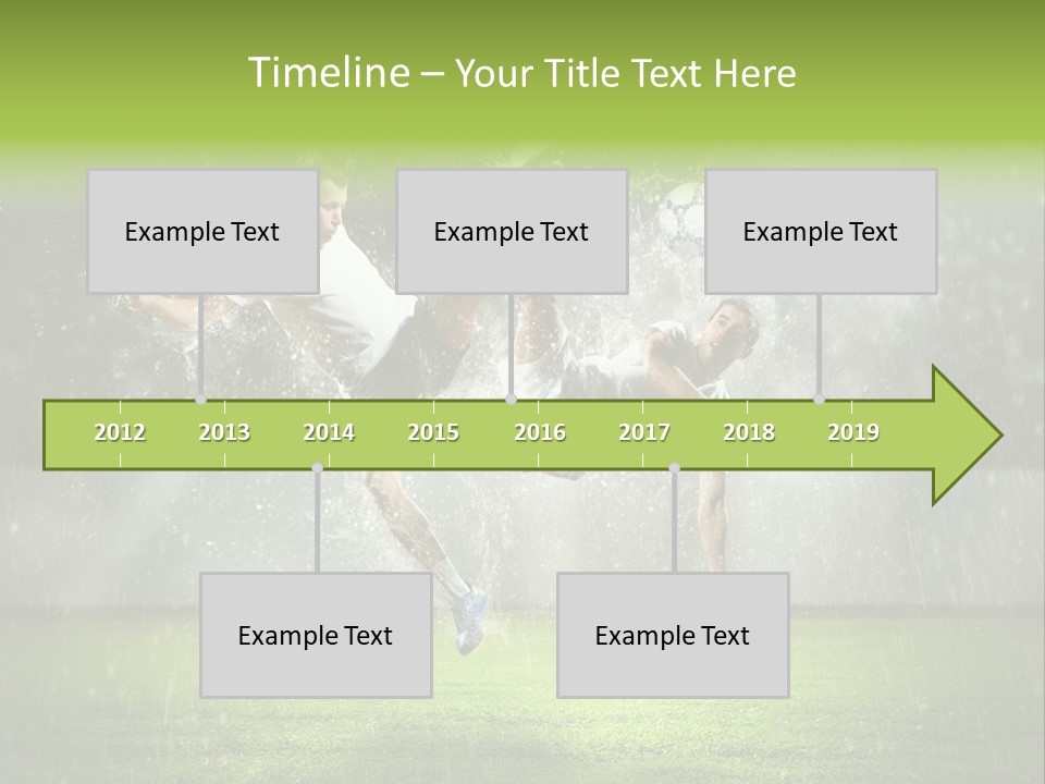 White Blue Competition PowerPoint Template