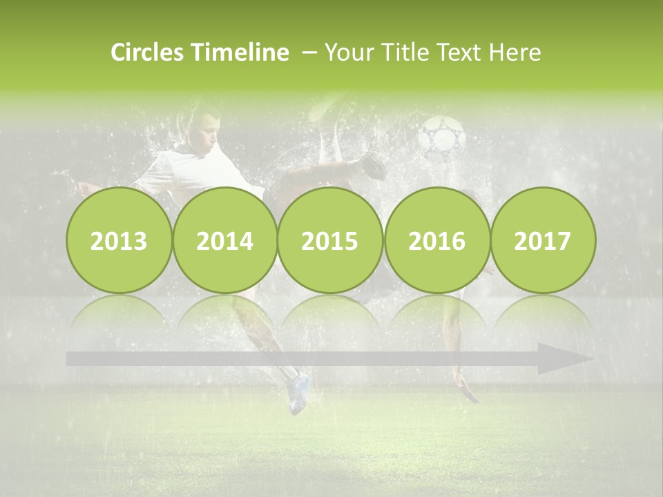 White Blue Competition PowerPoint Template