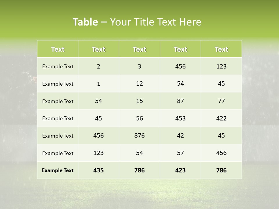 White Blue Competition PowerPoint Template