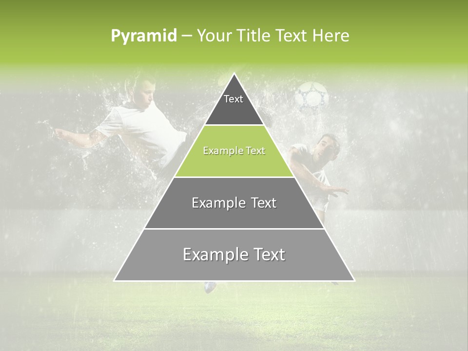 White Blue Competition PowerPoint Template