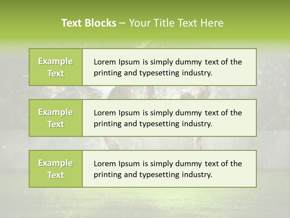White Blue Competition PowerPoint Template