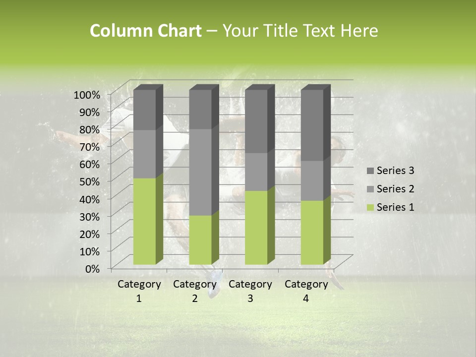 White Blue Competition PowerPoint Template
