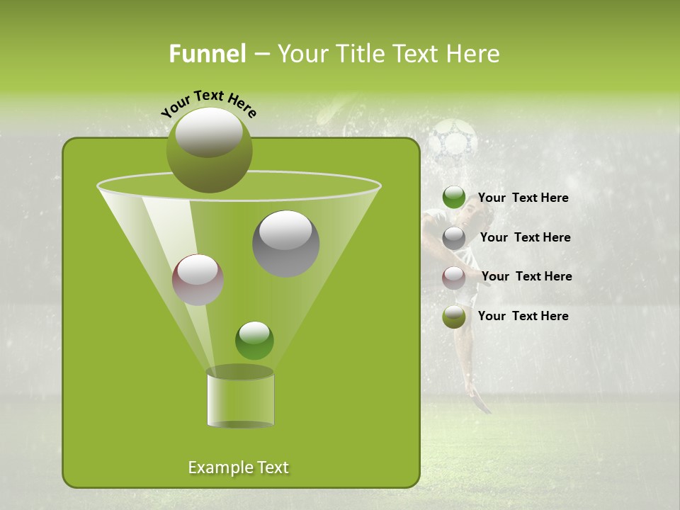 White Blue Competition PowerPoint Template