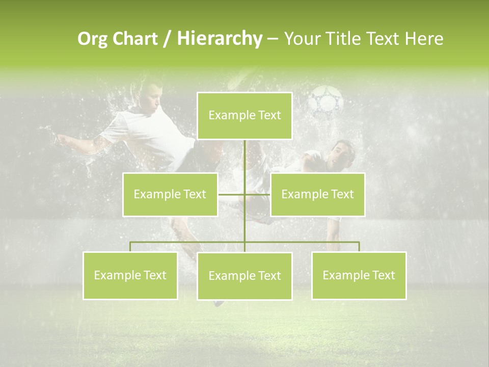 White Blue Competition PowerPoint Template