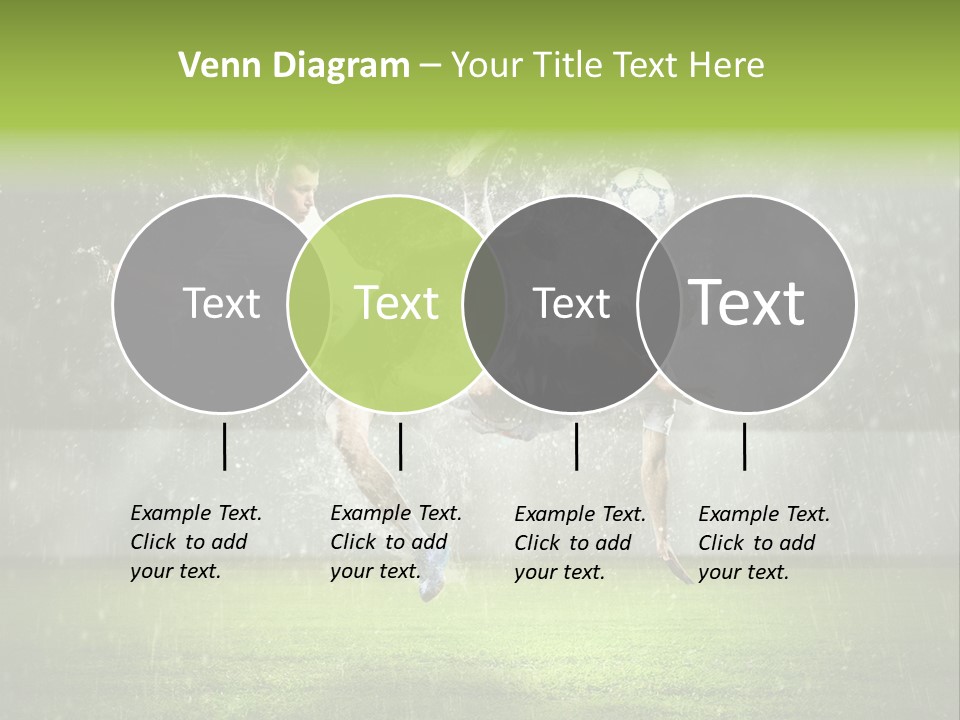 White Blue Competition PowerPoint Template