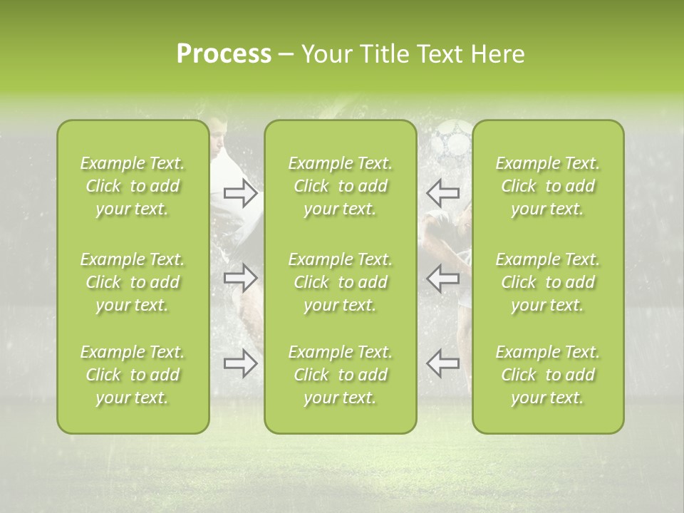 White Blue Competition PowerPoint Template