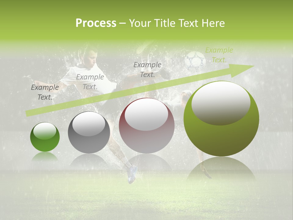 White Blue Competition PowerPoint Template