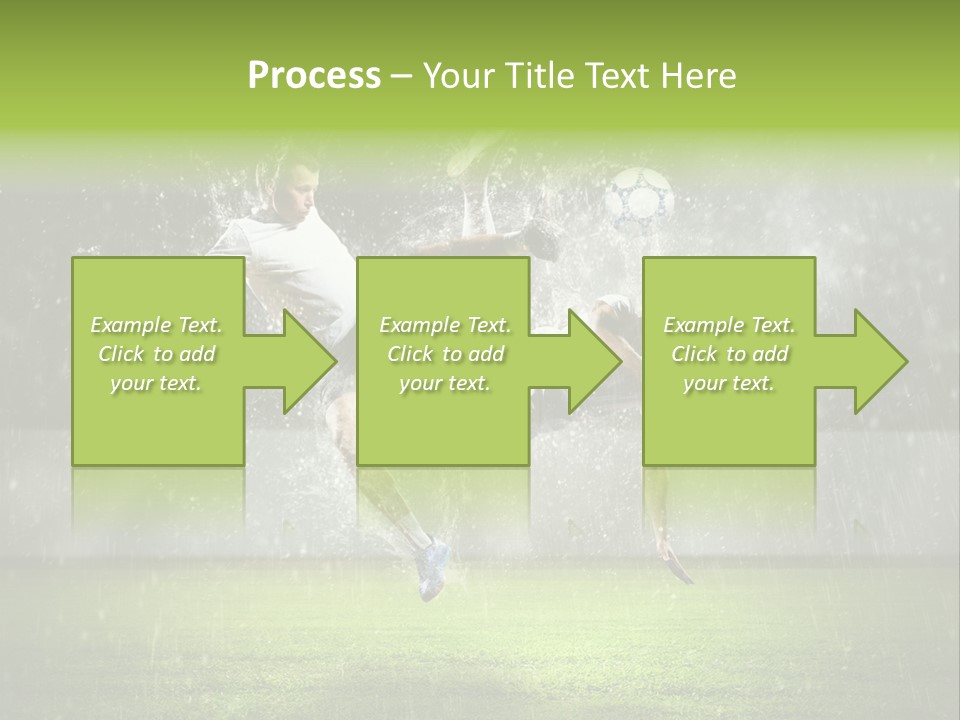 White Blue Competition PowerPoint Template