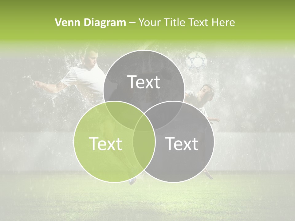 White Blue Competition PowerPoint Template