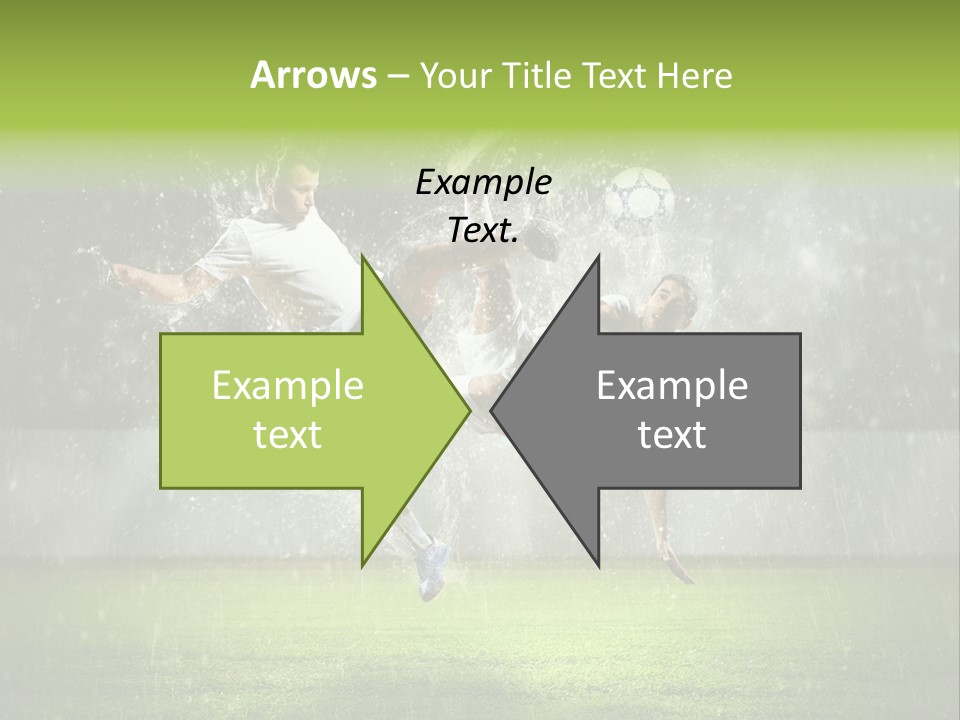 White Blue Competition PowerPoint Template