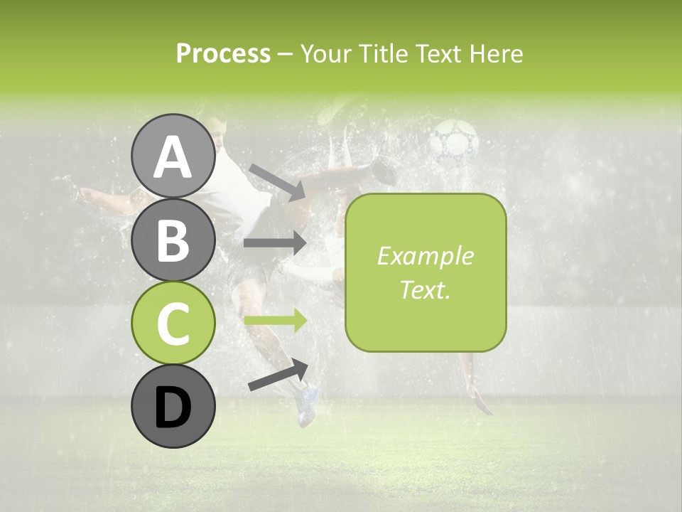 White Blue Competition PowerPoint Template